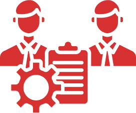 User With Gear Listn Icon